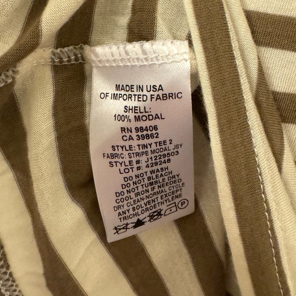 Theory ❤️ T-Shirt with Stripes - Picture 5 of 6